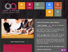 Tablet Screenshot of openattitude-languages.com